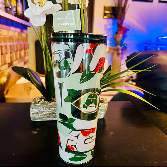 Starbucks Exclusive Alison Bremmer Floral Design Tumbler Cup New 2024 Release - Picture 16 of 16